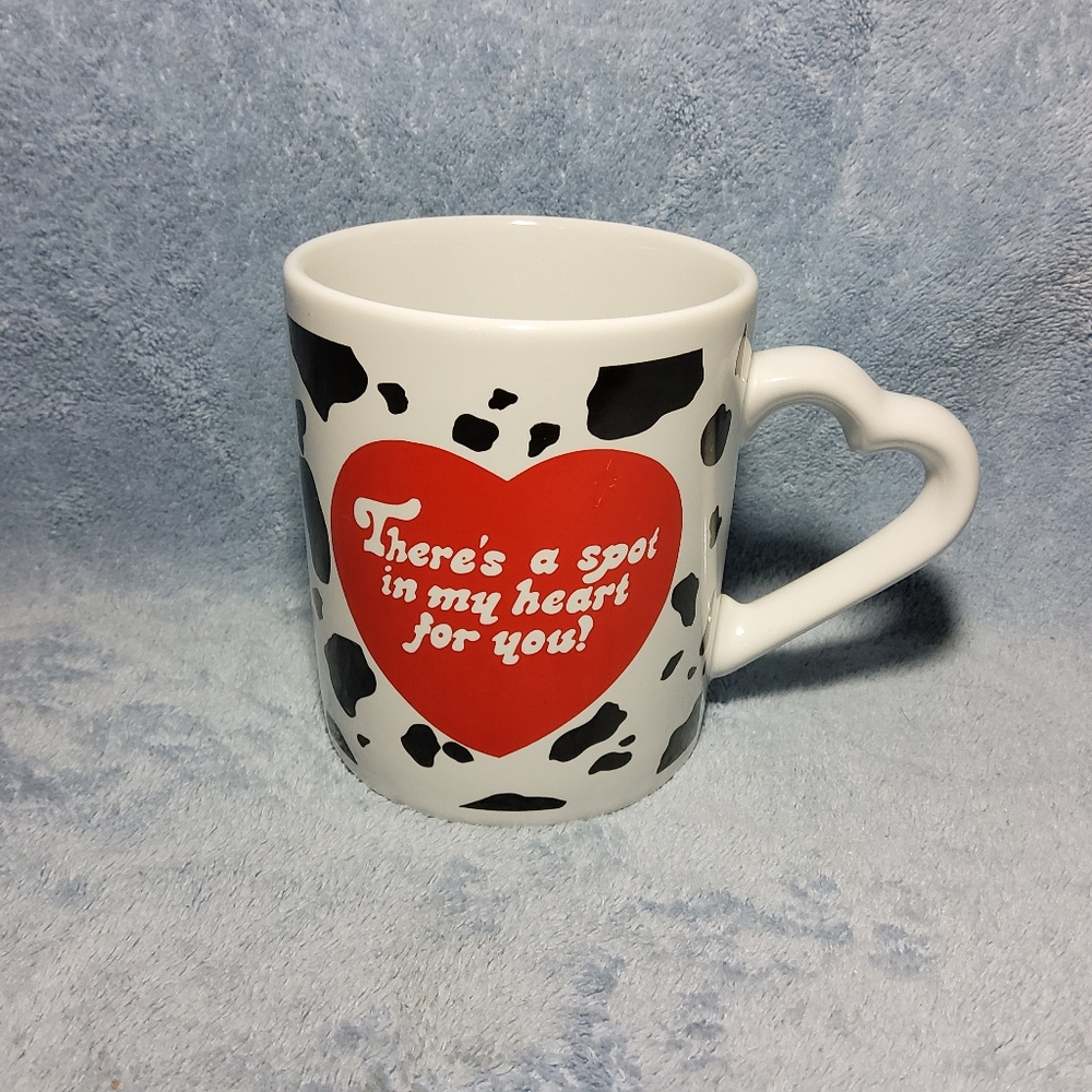 FTD There's a Spot in My Heart for You Cow-Spotted Valentine's Day Coffee Mug